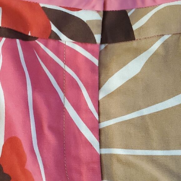 J. CREW Floral Cotton Skirt - Size 6 - Picture 3 of 6